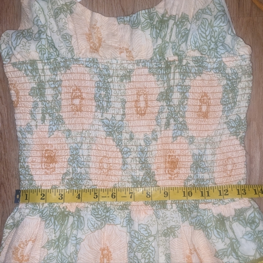 Free People Adriel Tie Strap Tiered Midi Dress sz LRG in Ivory Combo💲ON SALE💲​​ - Picture 6 of 16